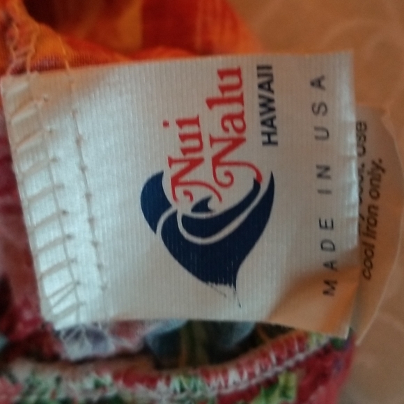 Toddler Aloha Wear Hawaiian Print Tshirt over matching shorts Size M (10-12) - Picture 11 of 12